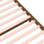 vidaXL Cadre de lit Marron miel Bois massif 90x190 cm Simple