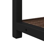 vidaXL Armoire à miroir de salle de bain chêne marron bois ingénierie