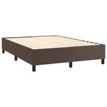 vidaXL Cadre de lit sans matelas marron 140x190 cm similicuir