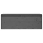 vidaXL Meubles TV 2 Pièces Gris Bois massif de pin
