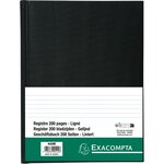 Registre Ligné folioté 297 x 210 mm 200 pages EXACOMPTA