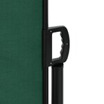 vidaXL Auvent latéral rétractable vert foncé 100x300 cm