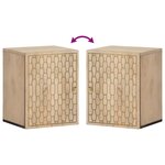 vidaXL Armoire de salle de bain murale 38x33x48cm bois massif manguier