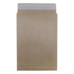 Lot de 50 enveloppes pochettes kraft armé à soufflet marron 250 x 353 + 30  mm