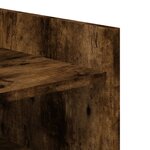 vidaXL Armoire à chaussures chêne fumé 74 5x37 5x100 cm
