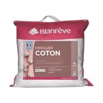 Oreiller en coton 60 x 60 cm - Blanc