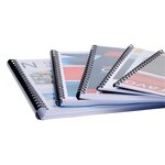 Boite 25 Reliures Spirales Plastique 6mm - Noir - Exacompta
