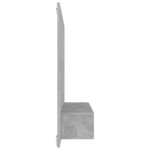 vidaXL Meuble TV mural Gris béton 120x23 5x90 cm Aggloméré
