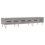 vidaXL Meuble TV sonoma gris 150x36x30 cm bois d'ingénierie