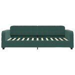 vidaXL Lit de jour avec gigogne et tiroirs sans matelas 90x200 cm