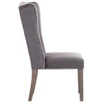 vidaXL Chaises à manger lot de 4 gris velours