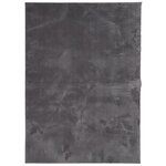 vidaXL Tapis HUARTE à poils courts doux lavable anthracite 200x280 cm