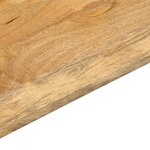 vidaXL Dessus de table 110x30x3 8cm rectangulaire bois massif manguier