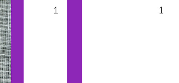 Lot de 10 Bloc vendeur 100 feuillets 60 x 135 mm Violet ELVE