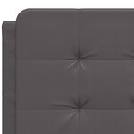 vidaXL Cadre de lit sans matelas gris 120x200 cm similicuir
