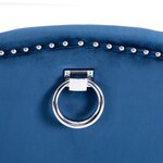 vidaXL Chaises à manger lot de 6 bleu velours