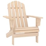 vidaXL Chaise de jardin Adirondack Bois de sapin massif