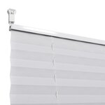 vidaXL Store plissé 80x200 cm Blanc