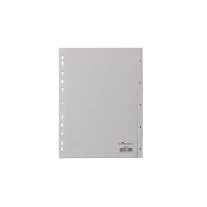 DURABLE Intercalaires en plastique, chiffres, A4, 5 touches