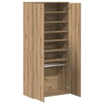 vidaXL Haut de meuble Artisan Chêne 80x39x178 cm Bois d'ingénierie