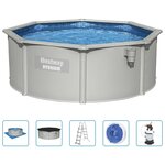 Bestway Piscine encadrée hors sol ronde Hydrium 360x120 cm