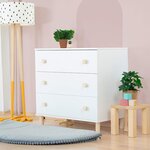 Commode enfant COMO blanc