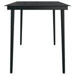vidaXL Ensemble de salle à manger de jardin avec coussins 7 Pièces Beige