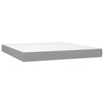 vidaXL Lit avec matelas blanc 120x190 cm bois massif de pin