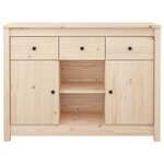 vidaXL Buffet 100x35x74 5 cm Bois massif de pin