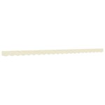 vidaXL Tissu de remplacement de cantonnière d’auvent rayure crème 5 m
