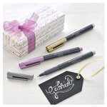 Marqueur metallics  sur carte blister de 6 faber-castell