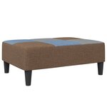 vidaXL Repose-pied patchwork 77x55x31 cm tissu