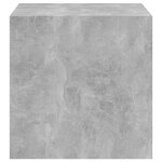 vidaXL Armoires murales 2 Pièces Gris béton 37x37x37 cm Bois d’ingénierie