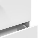 vidaXL Armoire d'évier blanc 78x37x59 cm bois d'ingénierie