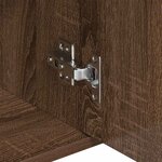 vidaXL Buffet Chêne marron 88x30x70 cm Bois d'ingénierie