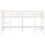 vidaXL Lit mezzanine enfants échelle 90x190 cm bois pin massif