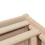 vidaXL Cadre de lit avec tête de lit 180x200 cm bois de pin massif