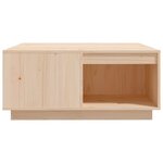 vidaXL Table basse 80x81x36 5 cm Bois massif de pin