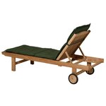 Madison Coussin de chaise longue Panama 200x60 cm Vert