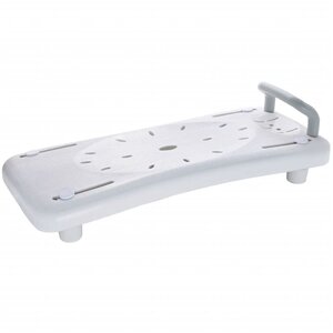 RIDDER Siège et étagère de baignoire avec poignée Blanc A0040101