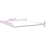 vidaXL Coussins de siège de jardin lot de 6 taupe 45x45x2 cm carré