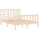 vidaXL Cadre de lit sans matelas 120x200 cm bois de pin massif