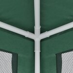 vidaXL Tente de fête avec 4 parois latérales en maille Vert 3x3 m PEHD