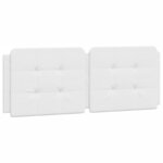 vidaXL Cadre de lit avec LED sans matelas blanc 120x200 cm