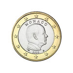 Monnaie 1 euro commémorative monaco 2022 - albert ii