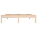 vidaXL Cadre de lit sans matelas 135x190 cm