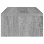 vidaXL Support de moniteur Sonoma gris 42x24x13 cm Bois d'ingénierie