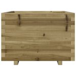 vidaXL Jardinière 70x70x49 5 cm bois de pin imprégné