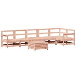vidaXL Salon de jardin 7 Pièces bois massif sapin de douglas