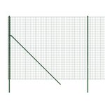 vidaXL Clôture en treillis métallique vert 1 8x10 m acier galvanisé